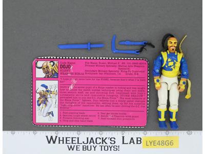 Dojo V1 100% Complete 1992 G.I. Joe Hasbro Vintage Action Figure