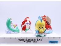 Ariel Flounder & Sebastian The Little Mermaid Disney 4-6" Ceramic Figurines