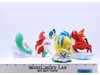 Ariel Flounder & Sebastian The Little Mermaid Disney 4-6" Ceramic Figurines
