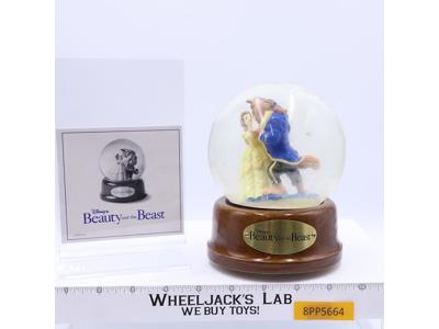 Belle and the Beast Wooden Base Water Snow Globe Beauty and the Beast Disney NEW