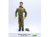 Man of Action Painted Dark Brown Hair 12" GI Joe 1970 Hasbro Action Figure w Hat