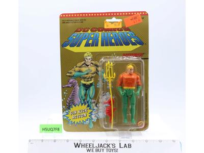 Aquaman Batman DC Comics Superheroes 1990 ToyBiz Vintage Action Figure NEW MOSC