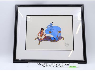 Aladdin Serigraph SeriCel Disney Certified W/ COA Edition Size 2500