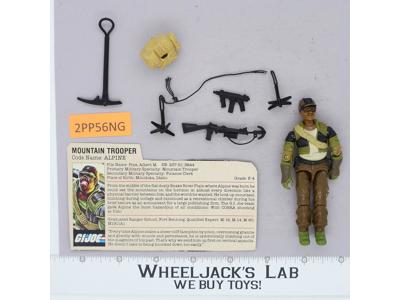 Alpine V1 100% Complete G.I. Joe 1985 Hasbro Vintage Action Figure