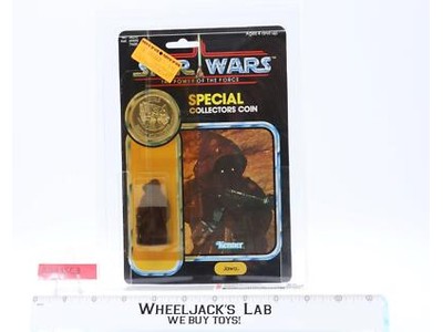 Jawa W/Coin CAS GRADED 85 85/85/90 Star Wars POTF 92 Back-A 1984 Kenner Figure