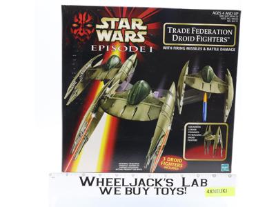 Trade Federation Droid Fighter Star Wars Episode 1 1998 Hasbro NEW MISB SEALED