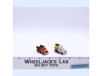 Lot of 2 (Wrecker and Dump Truck) 1988-89 Vintage Galoob Micro Machines