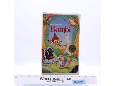 Bambi VHS Tape 1998 Walt Disney Classic Black Diamond Limited Edition NEW SEALED