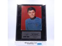 Dr. McCoy Star Trek TOS DeForest Kelley AUTOGRAPHED Plaque 220/995
