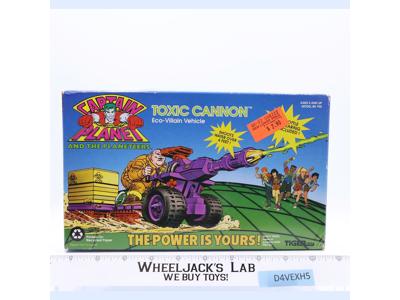 Toxic Cannon Captain Planet 1991 Tiger Toys Action Figure Vehicle NEW SEALED