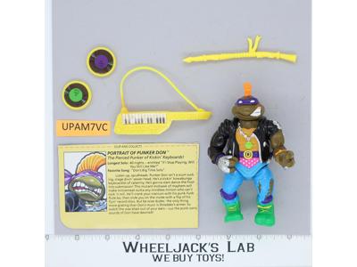 Punker Don 100% Complete Teenage Mutant Ninja Turtles TMNT Playmates 1991