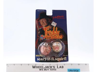 Freddy Krueger SpitBalls A Nightmare On Elm Street 1989 LJN Entertech NEW SEALED