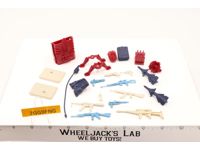 Lot Battle Gear Accessory 4 Set 6 Complete 1986 Weapons G.I. Joe Vintage