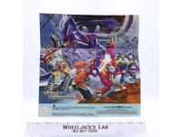 Superion Insert Poster Glow In The Dark 1985 G1 Transformers Vintage