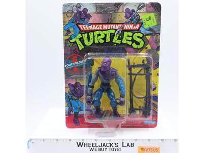 Foot Soldier Teenage Mutant Ninja Turtles TMNT 1990 Playmates UNPUNCHED MOSC NEW