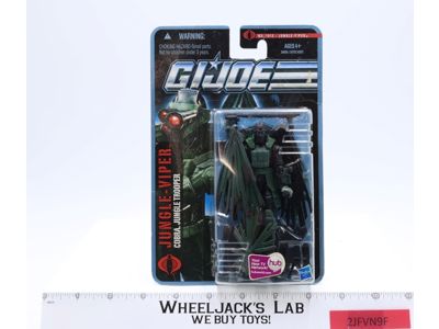 Jungle-Viper Cobra Jungle Trooper GI Joe 2010 Hasbro NEW MOSC 4"