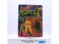 April O'Neil Heroes in a Half Shell 1988 TMNT Playmates 10 BACK MOSC UNPUNCHED