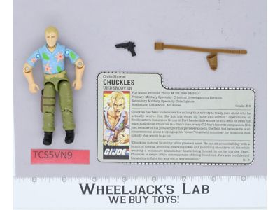 Chuckles V1 100% Complete G.I. Joe 1987 Hasbro Vintage Action Figure