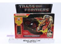Headmaster Chromedome 100% Complete W/BOX & INSERT 1987G1 Transformers Figure