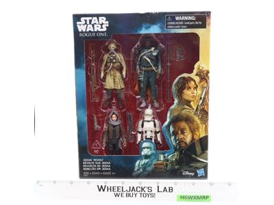 Jedha Revolt Set Star Wars Rogue One 2016 Hasbro Action Figure 4-Pk NEW SEALED