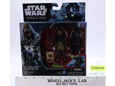 Star Wars Rogue One Rebel Commando Pao vs Imperial Death NEW MISB SEALED 3.75"