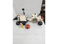 Fisher Price Adventure People #326 ALPHA STAR W/RESEARCH TRAILER Tested-Works