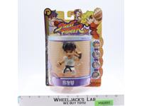 Ryu 5" Street Fighter Jr. Round One 1999 Capcom Resaurus NEW MOC Unused