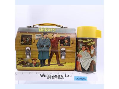 Hogan's Heroes Dome Metal Lunch Box 1966 Aladdin Vintage w/ THERMOS