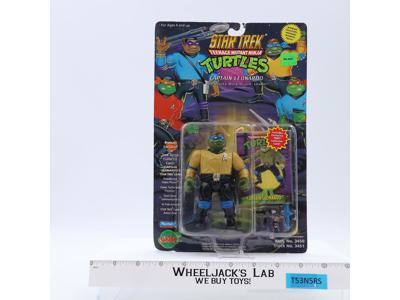 Captain Leonardo Teenage Mutant Ninja Turtle TMNT Star Trek Playmates NEW MOSC