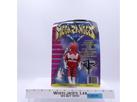 Red Ranger Mega Rangers MR 6" Fully Poseable Moveable Bootleg MOSC w/Cardback