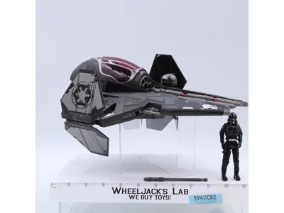 Darth Vader's Sith Starfighter Fighter Ship Star Wars 30th 2007 Hasbro Vehicle