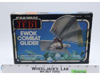 Ewok Combat Glider Complete W/Box Star Wars 1984 Kenner Action Figure Vehicle