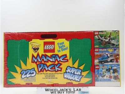 MANIAC PACK 4-Sets 5925 6453 6326 1999 LEGO Plane Cruiser Play Desk NEW SEALED