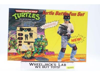 Turtle Battle Fun Set Tokka TMNT Teenage Mutant Ninja Turtles 1989 NEW MISB