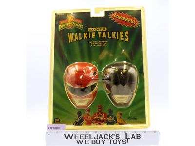 Handheld Walkie Talkies Mighty Morphin Power Rangers 1994 Micro Games NEW SEALED