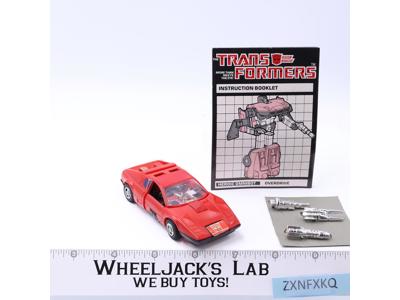 Overdrive 100% Complete 1985 Vintage Hasbro G1 Transformers Action Figure