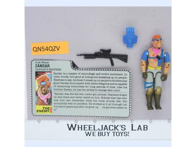 Zandar V1 100% Complete G.I. Joe 1986 Hasbro Vintage Action Figure