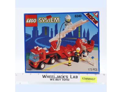 LEGO #6340 Hook & Ladder 1994 Lego System Town Rescue 173 pieces NEW MISB SEALED
