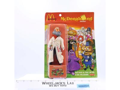 Professor McDonaldland 1976 Remco McDonald's Action Figure NEW SEALED