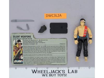 Quick Kick V1 100% Complete G.I. Joe 1985 Hasbro Vintage Action Figure