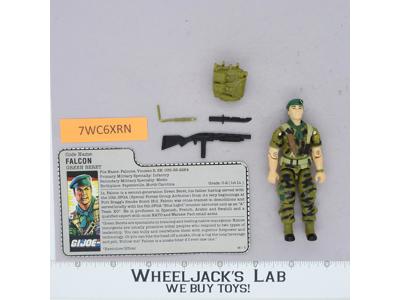 Falcon V1 100% Complete G.I. Joe 1987 Hasbro Vintage Action Figure