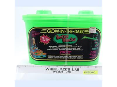 Glow in the Dark Better Blocks 1994 200 PC Set NEW SEALED