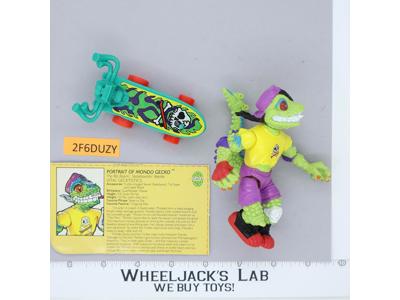 Mondo Gecko 100% Complete Teenage Mutant Ninja Turtles TMNT Playmates 1990