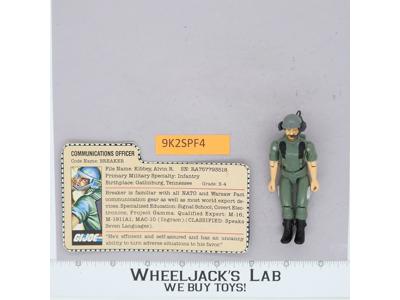 Breaker V1 Straight Arm 100% Complete G.I. Joe 1982 Hasbro Vintage Action Figure