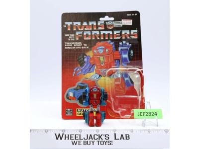 Gears 100% Complete W/CARDBACK & BUBBLE G1 Transformers Vintage Figures