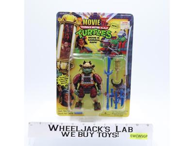 Samurai Raph Movie III Teenage Mutant Ninja Turtles TMNT 1992 Playmates NEW MOSC