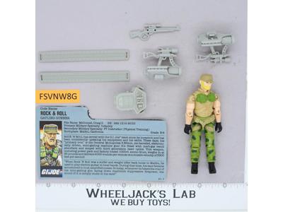Rock & Roll V2 100% Complete G.I. Joe 1989 Hasbro Vintage Action Figure