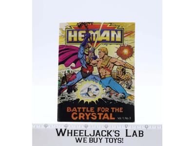 Battle for The Crystal Vol 1 No.3  Mini Comic He-Man 1980's MOTU