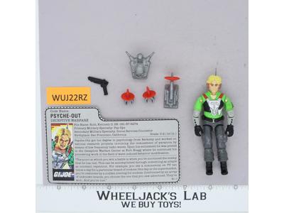 Psyche-Out V1 100% Complete G.I. Joe 1987 Hasbro Vintage Action Figure
