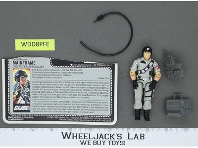 Mainframe V1 100% Complete G.I. Joe 1986 Hasbro Vintage Action Figure